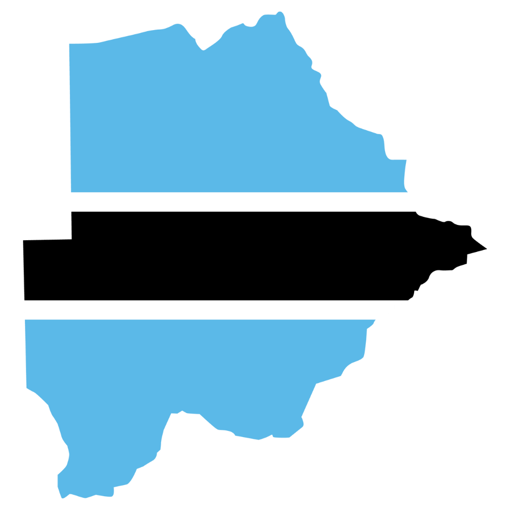 Botswana map